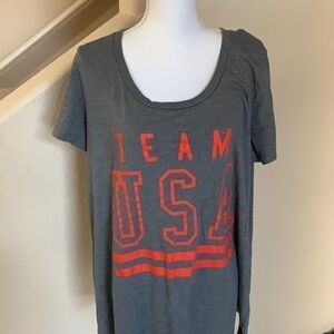 Lovesick team USA scoop neck tee